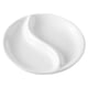 thumbnail image 3 of Plato para mojar con divisiones Plato de salsa de soja de porcelana Cuenco de cerámica para mojar, 3 of 7