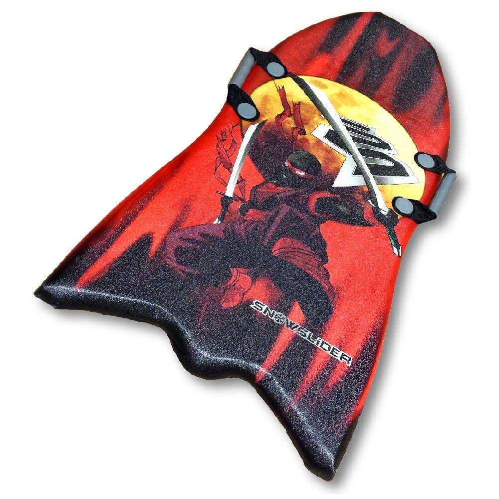 Classic 39" Snowslider Foam Kid's Snow Sled with Cool Ninja Graphics by