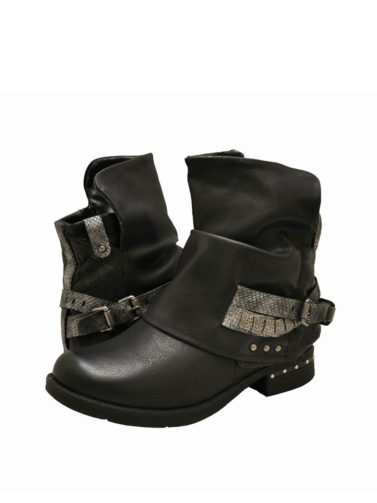 slouchy motorcycle boots