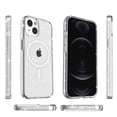 thumbnail image 4 of Designed for iPhone 15 Plus Clear Glitter Magnetic Case, [Yellow Resistant] Sparkly Shimmer Cover, Slim Thin fit Shockproof Protective Phone Case for iPhone 15 Plus 6.7 Inch, 4 of 6