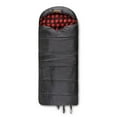 thumbnail image 1 of Ozark Trail -10C Sleeping Bag, 85"(L) x35" (W),Temp Rating +14℉/-10℃, Polyester Fabric Outer, Black, 1 of 9