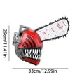 thumbnail image 3 of Chainsaw Man Hat Chainsaw Man Äosplay Full Plush Headgea Cute Anime Chainsaw Hats Äosplay Party Holiday Hat Performance Hats for Adults(Red-Full Covered), 3 of 6
