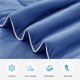 thumbnail image 2 of Cooling Comforter Queen, Cold Touch Fabric Absorbs Body Heat, Double-Sided Cool Design Soft Fluffy Cooling Blanket for Night Sweats Hot Sleeper (Blue, Queen(90"x90")), 2 of 5
