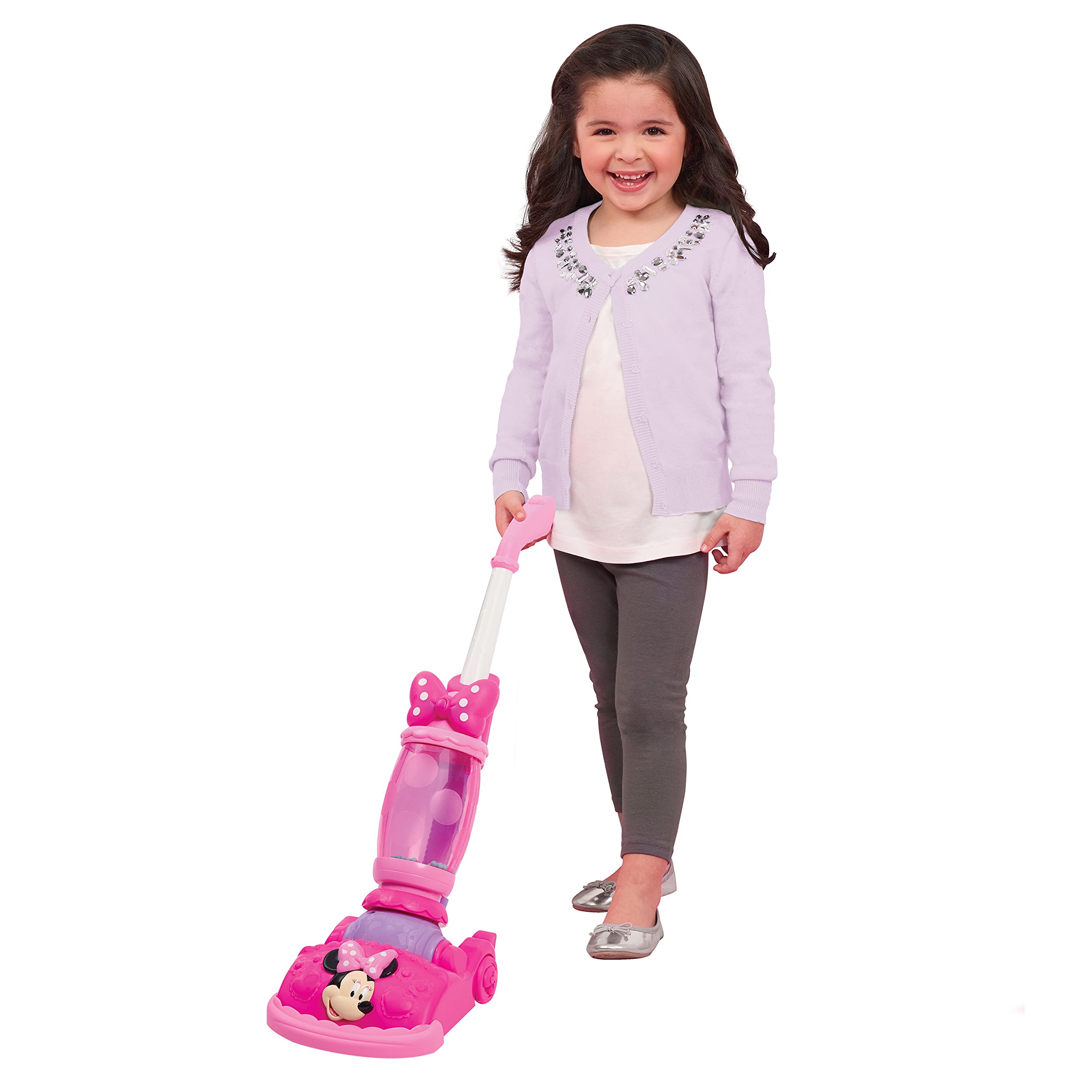 Disney Junior Minnie Mouse Twinkle Bows Play Vacuum With Lights And 