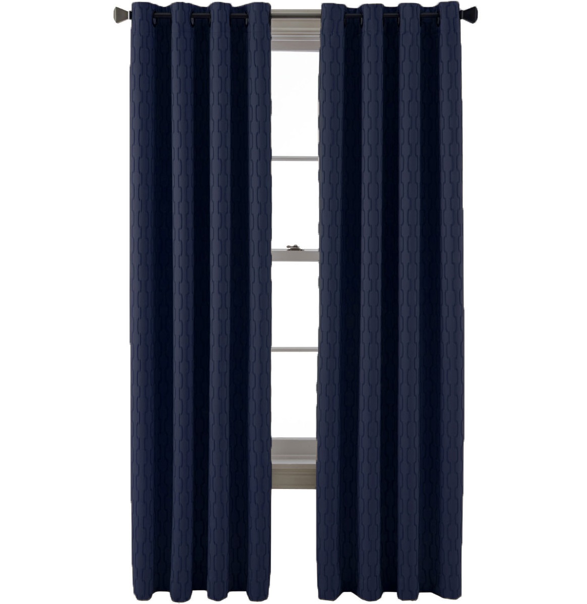 Liz Claiborne Luna GrommetTop Lined Textured Blackout Curtain Panel