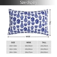 thumbnail image 2 of Fotbe Blue Vases Funda de Almohada Decorativa Estilo Occidental, Lujo en Algodón, Fundas para Almohadas King, Cojín Estampado para Decoración del Hogar-14"x20", 2 of 6