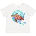 thumbnail image 3 of Inktastic Key West, Florida Swimming Sea Turtle with Bubbles Boys or Girls Toddler T-Shirt, 3 of 5