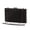 Black, variant on DRESSY SHIRRED GLITTER FABRIC CLUTCH BAG, SUZIE (Black)