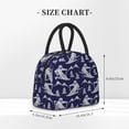 thumbnail image 2 of Salouo Abstract Skiing for Insulated Lunch Bag for Women/Men - Leakproof Cooler Tote Bag Organizer - Reusable Lunch Box for Office Picnic Hiking Beach-One Size, 2 of 6