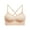 Beige, variant on Wireless Bras for Women Convertible Back Cross Strap No Underwire Bralettes Mid Support T-Shirt Underwear