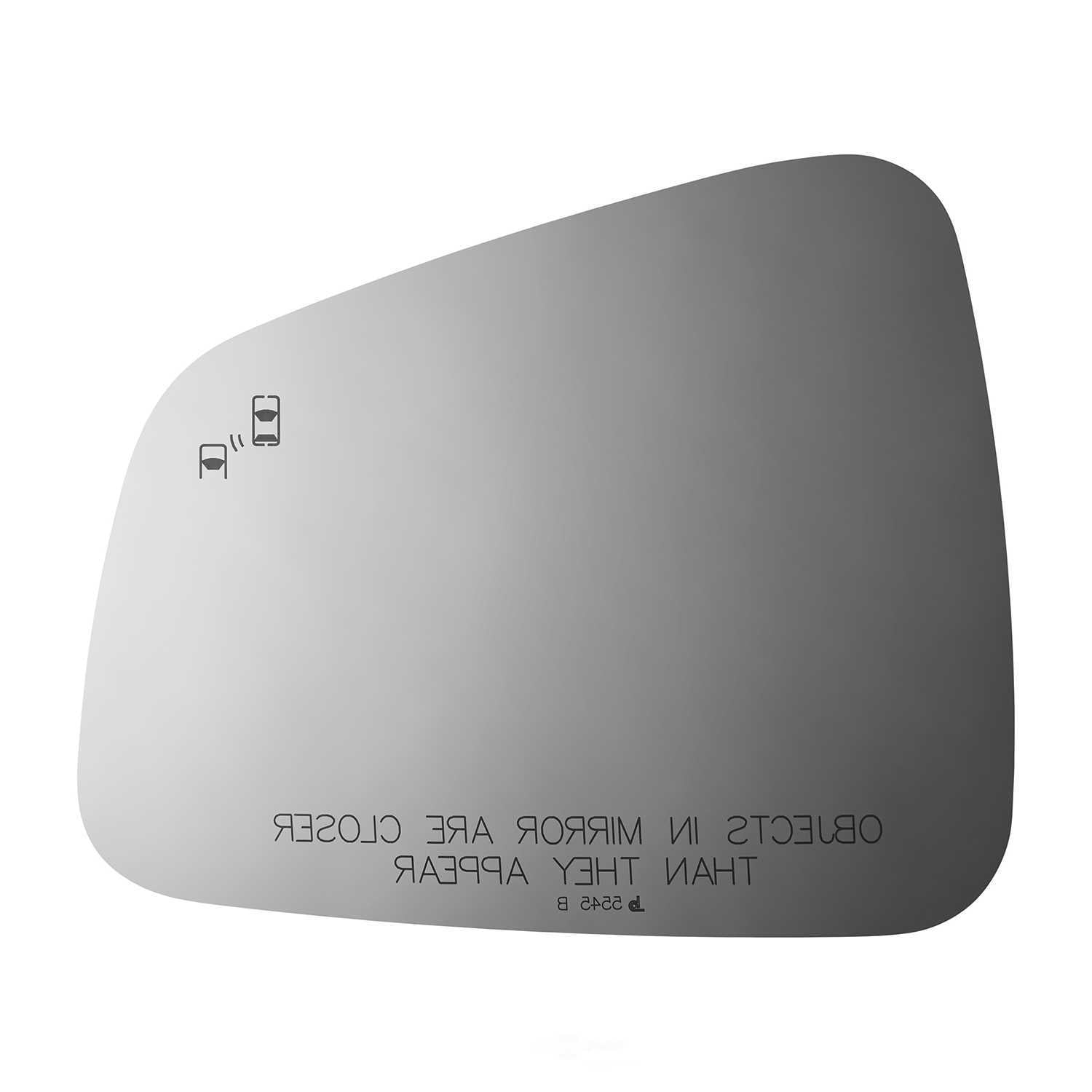 Burco Side View Mirror Replacement Glass - Clear Glass - 5545B