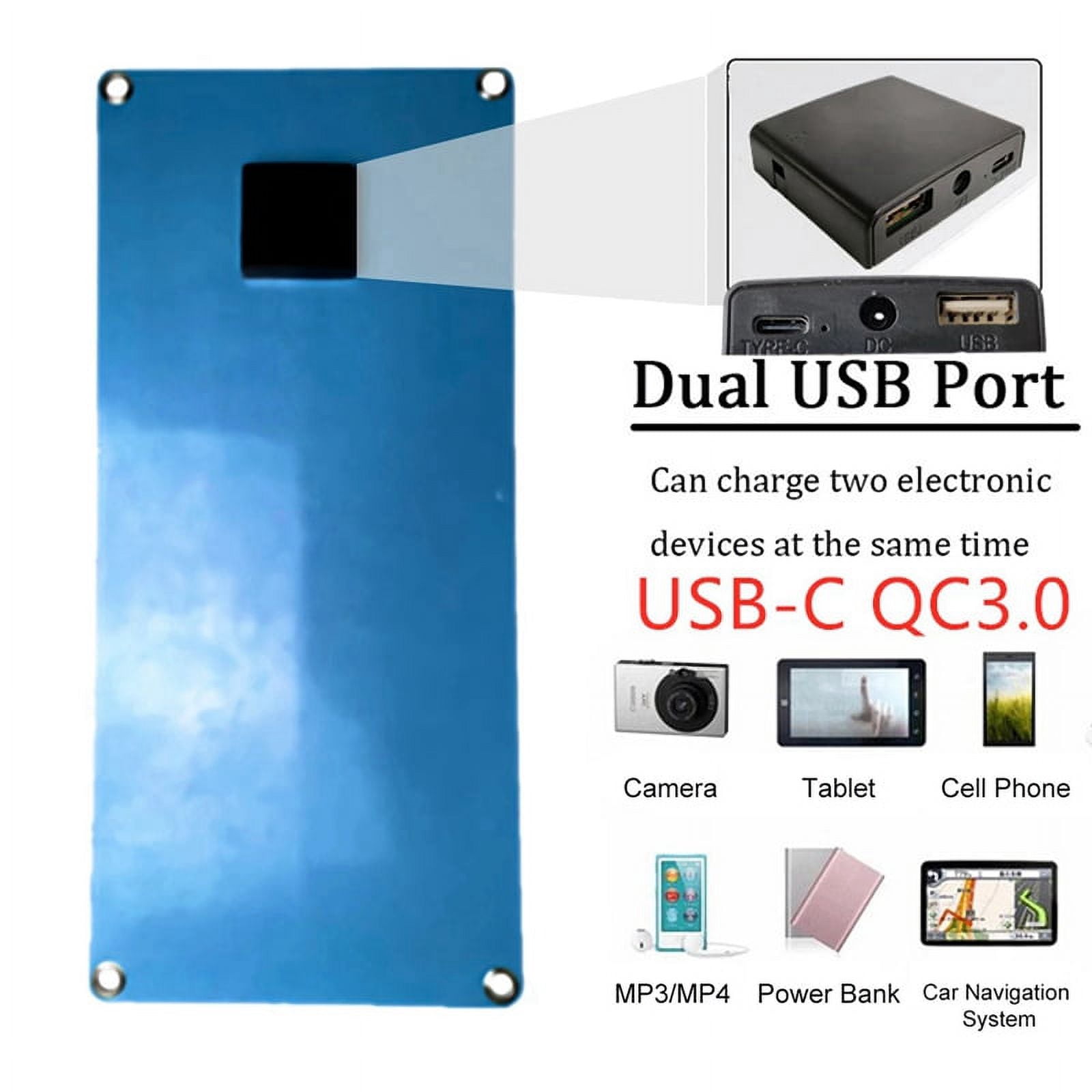 3X 300W Solar Panel 12V 5V USB Controller Waterproof Monocrystalin Solar Cells Battery Charger -100A