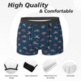 thumbnail image 2 of Men's Boxer Briefs, Octopus Sea Life Soft Comfy Mens Underwear Boxer Briefs Breathable With Widen Waist, 2 of 7