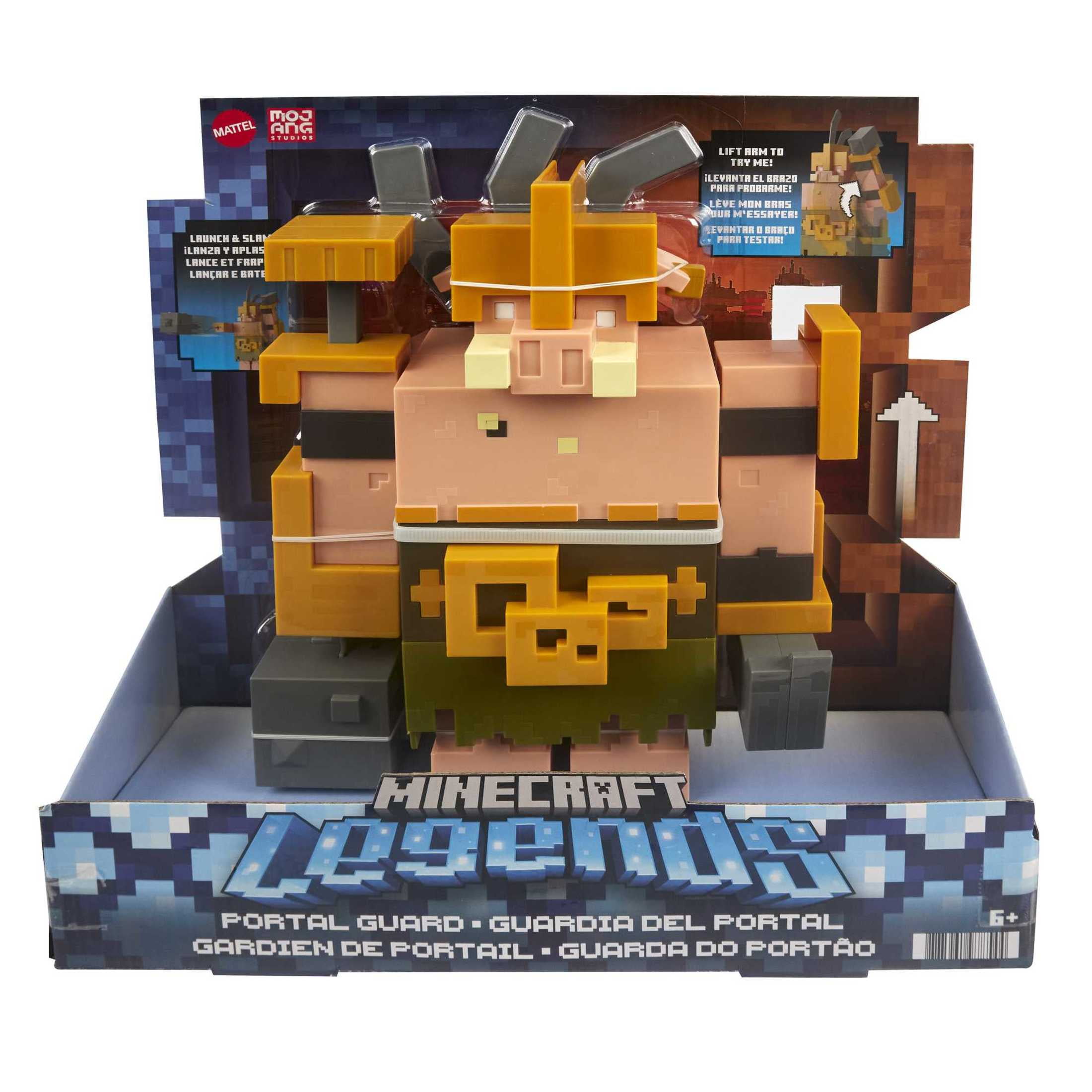 Large Scale Minecraft Legends Portal Guard Action Figure 3.25 inch Walmart