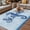 Navy Blue, variant on Navy Blue Seahorse Outdoor Rug for Patio/Deck/Porch, Non-Slip Large Area Rug 4 x 6 Ft, Summer Coastal Bubbles Ocean Waves Indoor Outdoor Rugs Washable Area Rugs, Reversible Camping Rug Carpet Runner