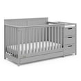 thumbnail image 4 of Graco Hadley 5-in-1 Convertible Baby Crib and Changer with Drawer, Pebble Gray, 4 of 20
