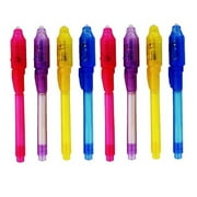 Invisible Ink Pen, ZenBath Upgraded Spy Pen Invisible Ink Pen with UV Light Magic Marker for Secret Message and Kids Halloween Goodies Bags Toy (1pcs)