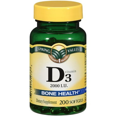 Spring Valley Vitamin D 2000iu Softgel