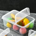 Teissuly Refrigerator Storage Box Kitchen Drawer Type Plastic