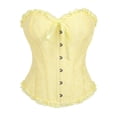 thumbnail image 1 of Justaucorps Gainant pour Robe de Soirée, Corset à Lacets, Bustier avec Design à Trois Crochets pour Tenue Gothique à la Mode et Décontractée, 1 of 2