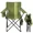 Army Green, variant on Heavy Duty Folding Camp Chair with Insulated Cooler, Comfortable Outdoor Director Chair for Tailgating, Beach, and Fishing, Army Green