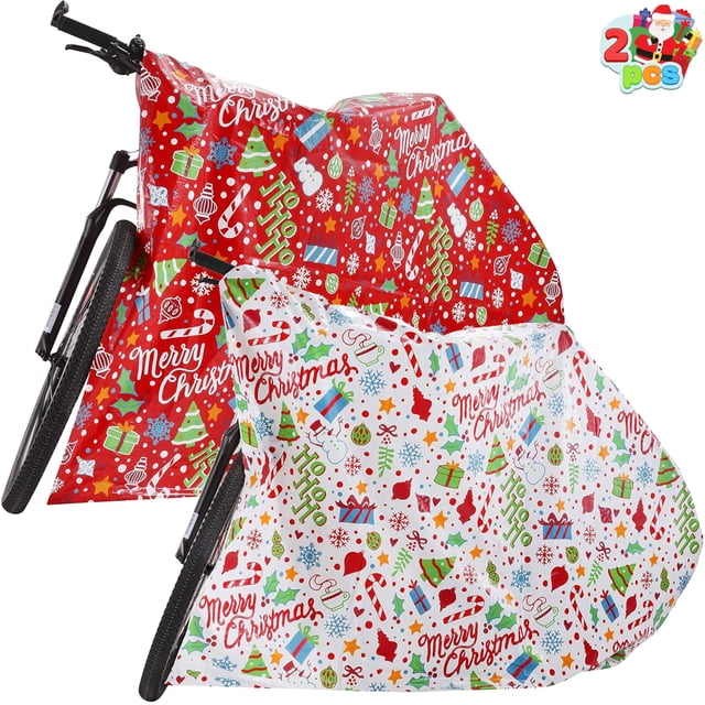 Bolsa de regalo Joyin Christmas Jumbo 180 x 150 cm con etiquetas, muy resistente