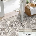 thumbnail image 5 of Non-Slip Washable Runner Rug 2x6, Soft Rubber Backing Kitchen Bathroom Hallway Rug, Low Pile Non-Shedding Carpet for Living Room Bedroom Entryway, Farmhouse Style Beige Floor Mat, 5 of 6
