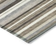 thumbnail image 3 of Addison Rugs Chantille Indoor/Outdoor Transitional Stripes Taupe Machine Washable Rectangle Rug, 9' x 12', 3 of 8