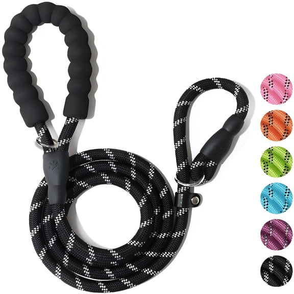 GASTROPOD Dog Training Slip Leash, Dog Slip Lead, Puppy Obedience Recall Training Lead, 6 ft Long, Heavy Duty Rope with Reflective Design, Comfortable Handle, for Medium Large Dogs