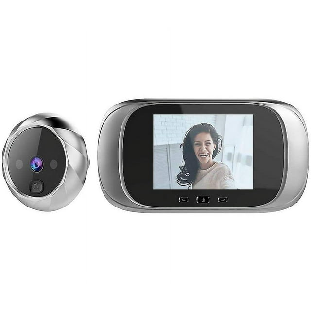 Digital Peephole, 2.8 Inch Lcd Screen Peephole Peephole Camera With High Pixel Count With Night Vision, Wide Angle Take Photos Doorbell Security Camer