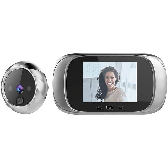 Digital Peephole, 2.8 Inch Lcd Screen Peephole Peephole Camera With High Pixel Count With Night Vision, Wide Angle Take Photos Doorbell Security Camer