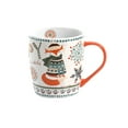 thumbnail image 4 of Gibson Snow Scene 4 Piece 18 Ounce Holiday Mugs, 4 of 6