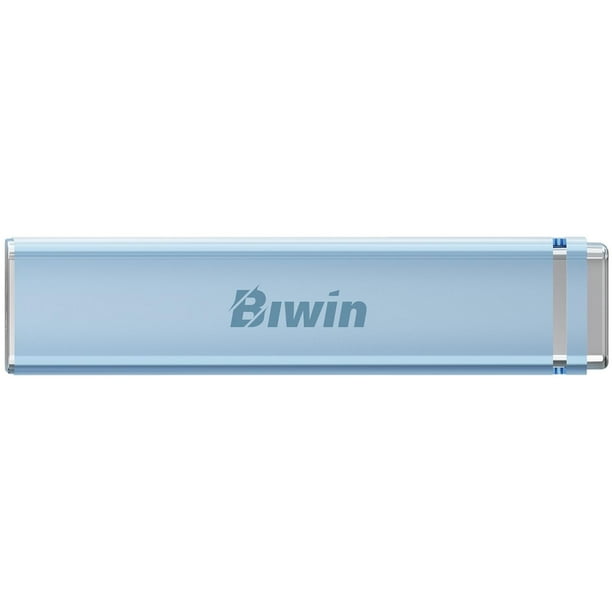 Unidad de Estado Solido SSD Externo 2TB BIWIN PD2000 USB-C 3.2 2050/1800 MB/s azul