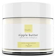 Mum Motherhood Essentials Organic Nipple Butter 2 oz Lanolin Free Doctor Recommended USDA Organic Non GMO Safe Nipple Cream for Breastfeeding Pump Lubricant Breastfeeding Essential