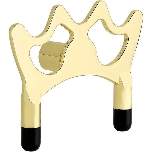 Cabeza de puente de Metal recubierta de latón, accesorio de cabeza de puente para taco de billar, reposapiés de billar