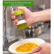thumbnail image 5 of 2 cepillos dispensadores de jabón, cepillo de cocina, plato, olla, fregadero, limpieza verde, 5 of 5