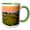 Green/White, variant on 3drose, Italy, Tuscany, Estate Castello Di Verrazzano - Eu16 Rdu0112 - Richard Duval, 11oz Two-tone Green Mug
