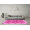 thumbnail image 3 of Ahgly Company Indoor Square Oriental Pink Traditional Area Rugs, 7' Square, 3 of 4