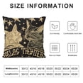 thumbnail image 5 of Best Friend Quote Pillow Cases Black Dog and Cat Inside Quote Friends are Like Stars Throw Pillow Covers  Cotton Linen Cushion Cover for Men Women Black White, 5 of 5