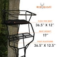 thumbnail image 2 of Big Game Guardian DXT Portable 2 Hunter Tree Ladder Stand, 18 Foot (3 Pack), 2 of 9