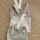 thumbnail image 3 of Pelele de algodón de verano para bebés, niños y niñas, monos con pechera, traje para gatear todo en uno para recién nacidos de estilo coreano, pantalones envolventes para niños, ropa, 3 of 5