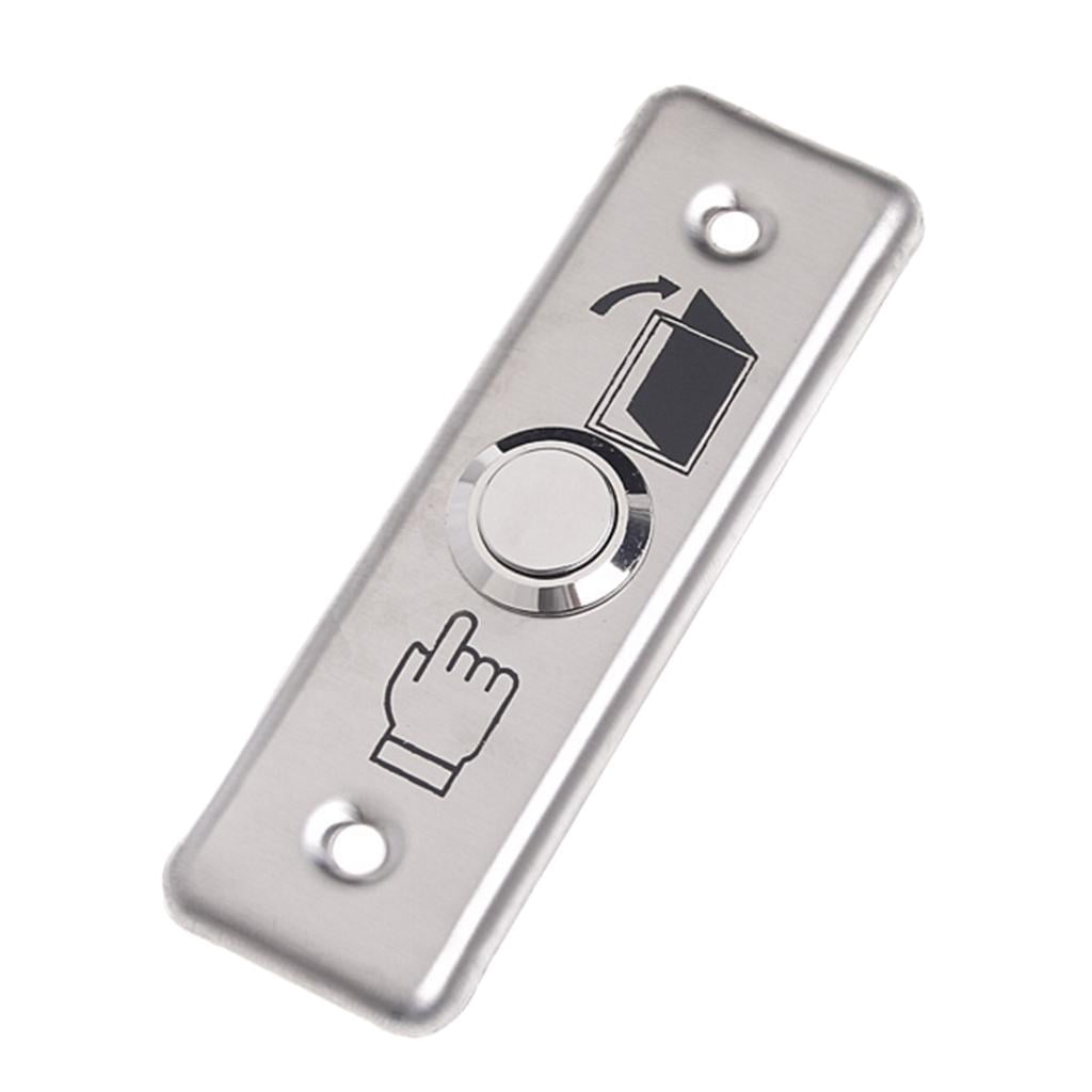 1Pcs Stainless Steel Door Exit Push Release Button Switch For Access Control 