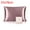 Mauve, variant on Unique Bargains Mulberry Silk Pillowcase for Skin 25 Momme Taupe Standard