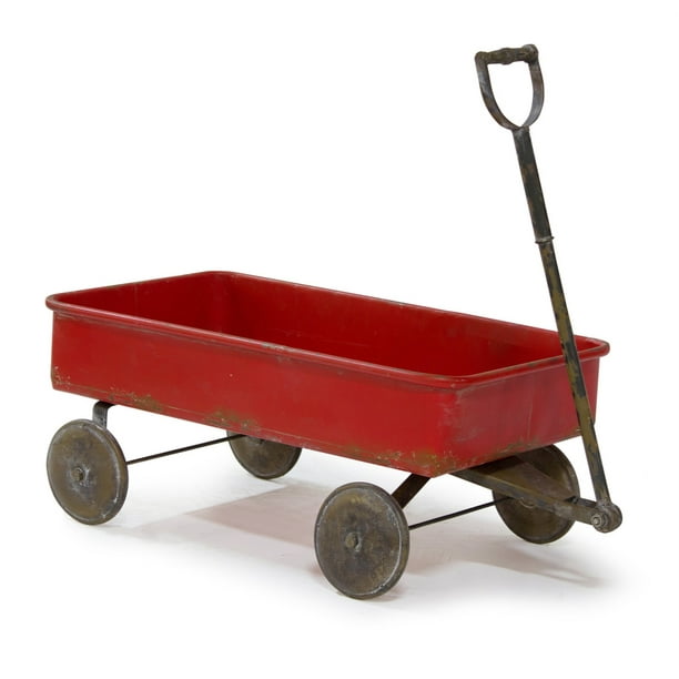 24.5" Rustic Red Distressed Finished Wagons