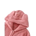 thumbnail image 3 of Ensemble Parent-Enfant Uni, Pyjama Familial à Manches Longues, Sweat à Capuche à Fermeture Éclair et Col Rond, 3 of 7