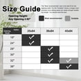 thumbnail image 3 of 25" X 84"eight White Primed Solid Core And Mid Bar Brace Bi-Fold Barn Door With Hardware Kit, 3 of 9