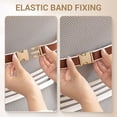 thumbnail image 3 of Cojín para silla de escritorio de 35 x 18, cojín de asiento suave con funda extraíble, cojín para silla de oficina con lazos, cojín de asiento de felpa con soporte para la espalda, cojín para mecedora, 3 of 7
