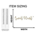 thumbnail image 3 of Sweet Heart Sign Unfinished Wood Cutout Home Decor DIY Option 2- 24" Wide / 1/8", 3 of 6