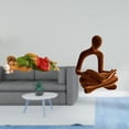 thumbnail image 2 of Escultura de resina de José Jesús, figura humana abstracta pensadora, adorno decorativo de escritorio, estantería o adorno de oficina, colección versá, 2 of 8