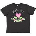thumbnail image 3 of Inktastic Gigi's Girl- Heart Flowers Youth T-Shirt, 3 of 5